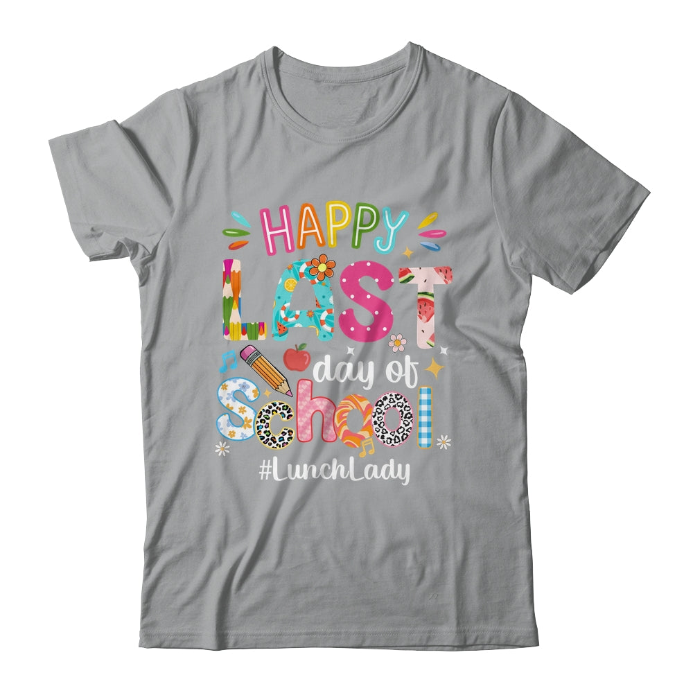Happy Last Day Of School Lunch Lady Life Summer Funny Shirt & Tank Top | siriusteestore