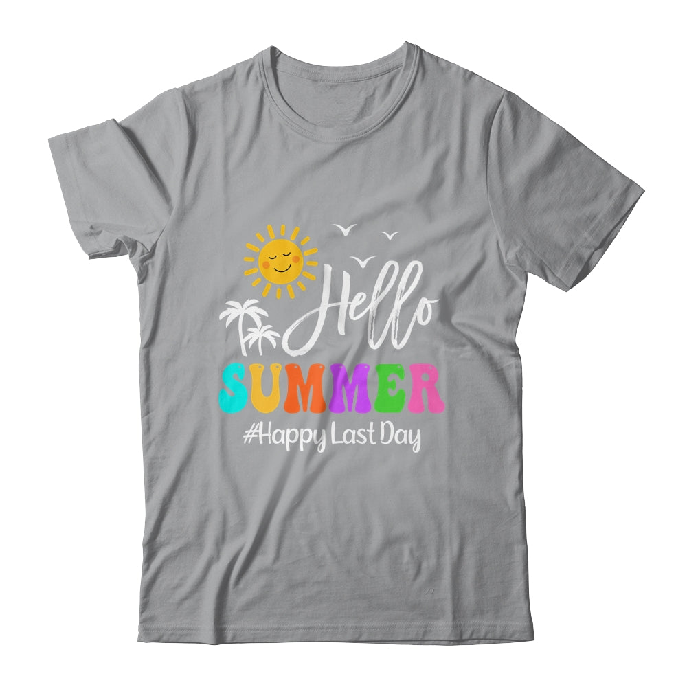 Happy Last Day Of School Teacher Student Hello Summer Shirt & Tank Top | siriusteestore