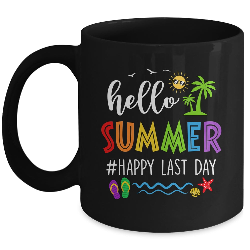 Happy Last Day Of School Teacher Student Hello Summer Mug | siriusteestore