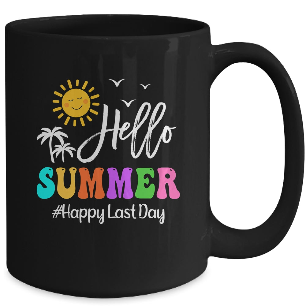 Happy Last Day Of School Teacher Student Hello Summer Mug | siriusteestore