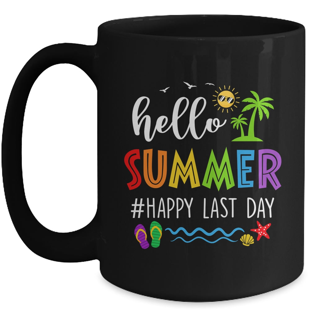 Happy Last Day Of School Teacher Student Hello Summer Mug | siriusteestore