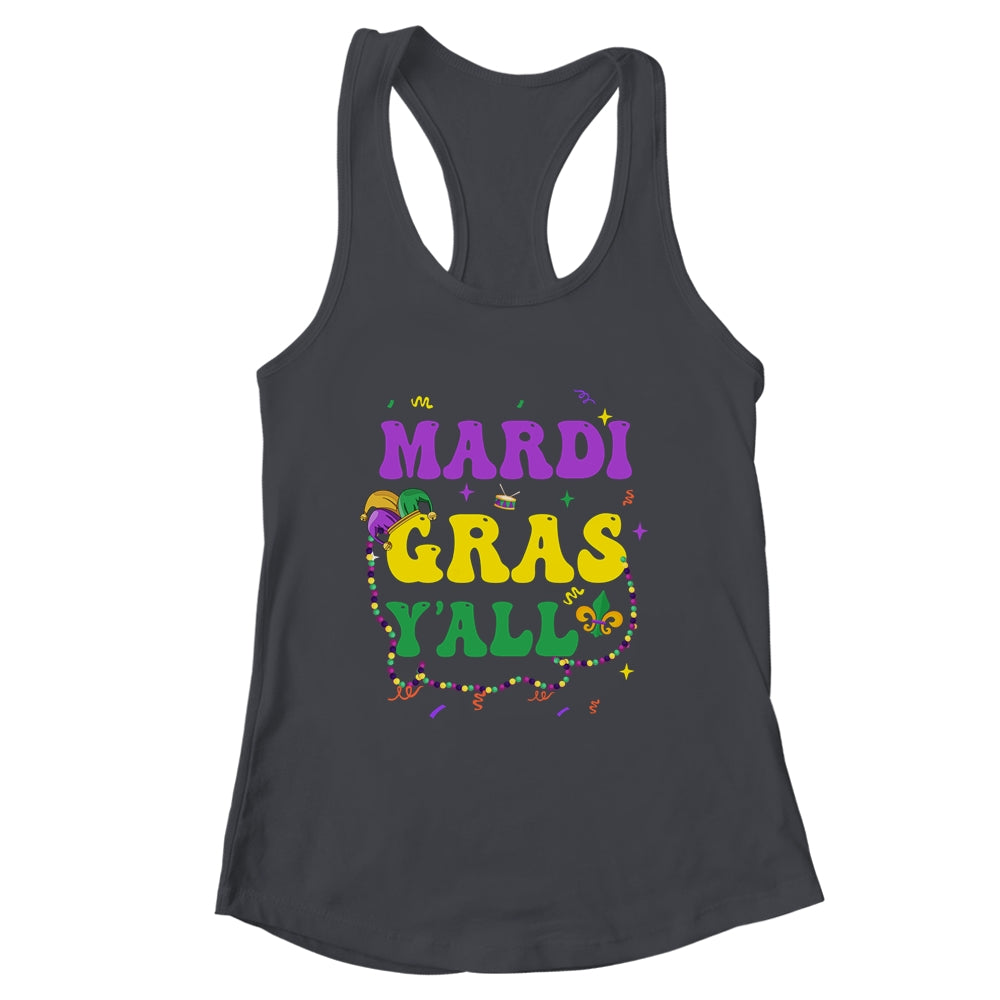 Happy Mardi Gras Y'all Vintage Mardi Gras Party Festival Shirt & Tank Top | siriusteestore