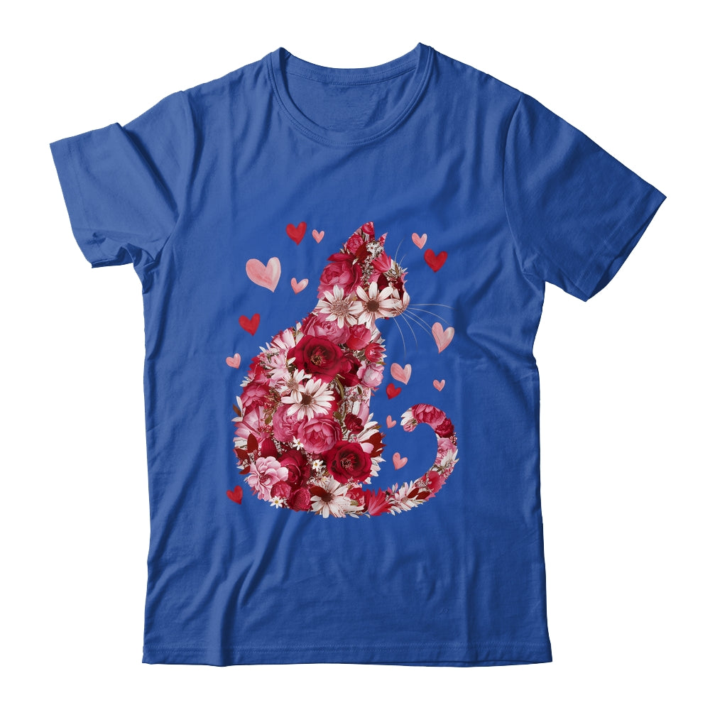 Happy Meowentine's Day Funny Girls Cat Valentines Day Women Shirt & Tank Top | siriusteestore