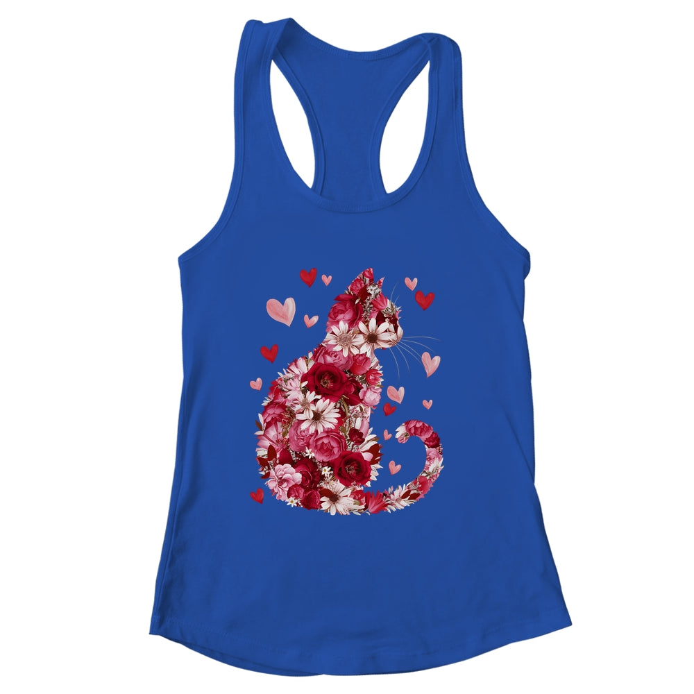 Happy Meowentine's Day Funny Girls Cat Valentines Day Women Shirt & Tank Top | siriusteestore