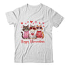 Happy Meowentine's Day Funny Girls Cat Valentines Women Shirt & Tank Top | siriusteestore