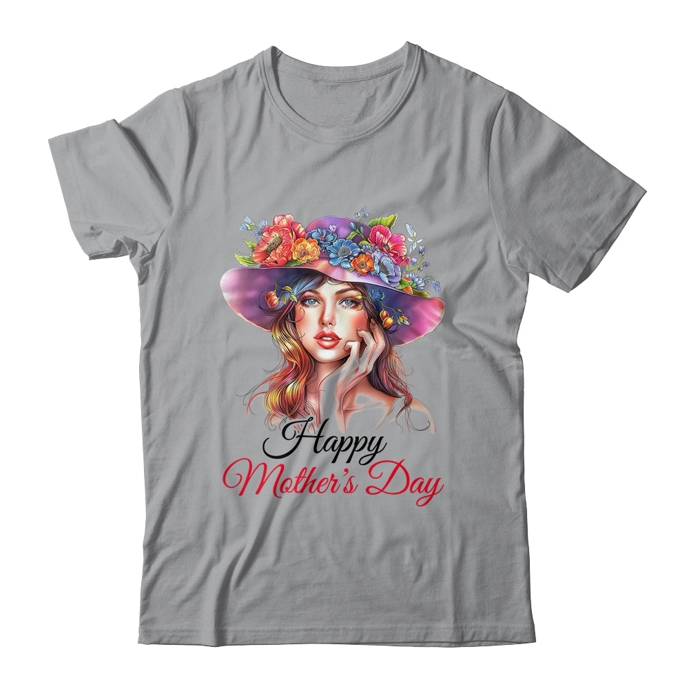 Happy Mother's Day Cute Floral Mom Mommy Grandma Womens Shirt & Tank Top | siriusteestore