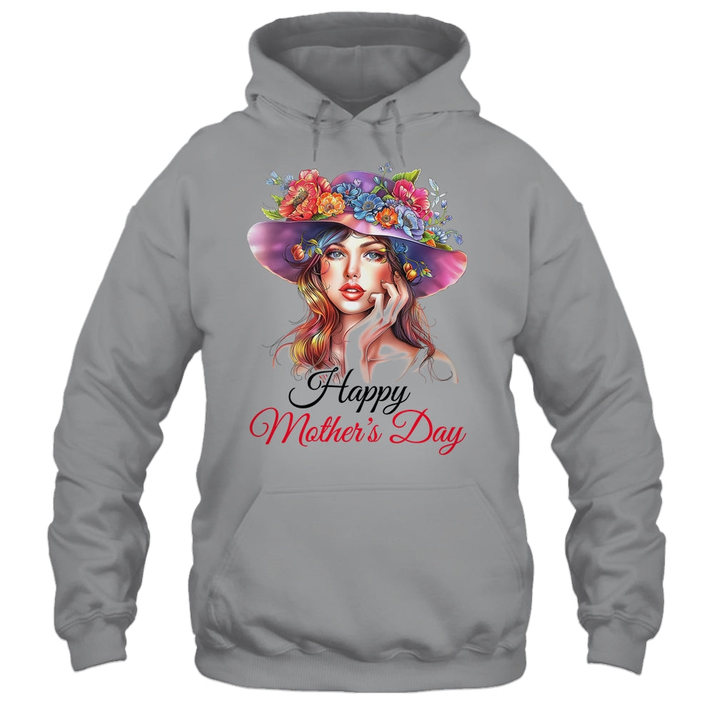 Happy Mother's Day Cute Floral Mom Mommy Grandma Womens Shirt & Tank Top | siriusteestore