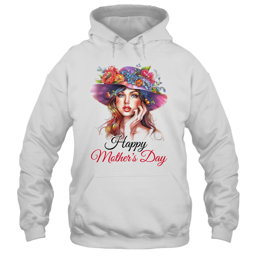 Happy Mother's Day Cute Floral Mom Mommy Grandma Womens Shirt & Tank Top | siriusteestore