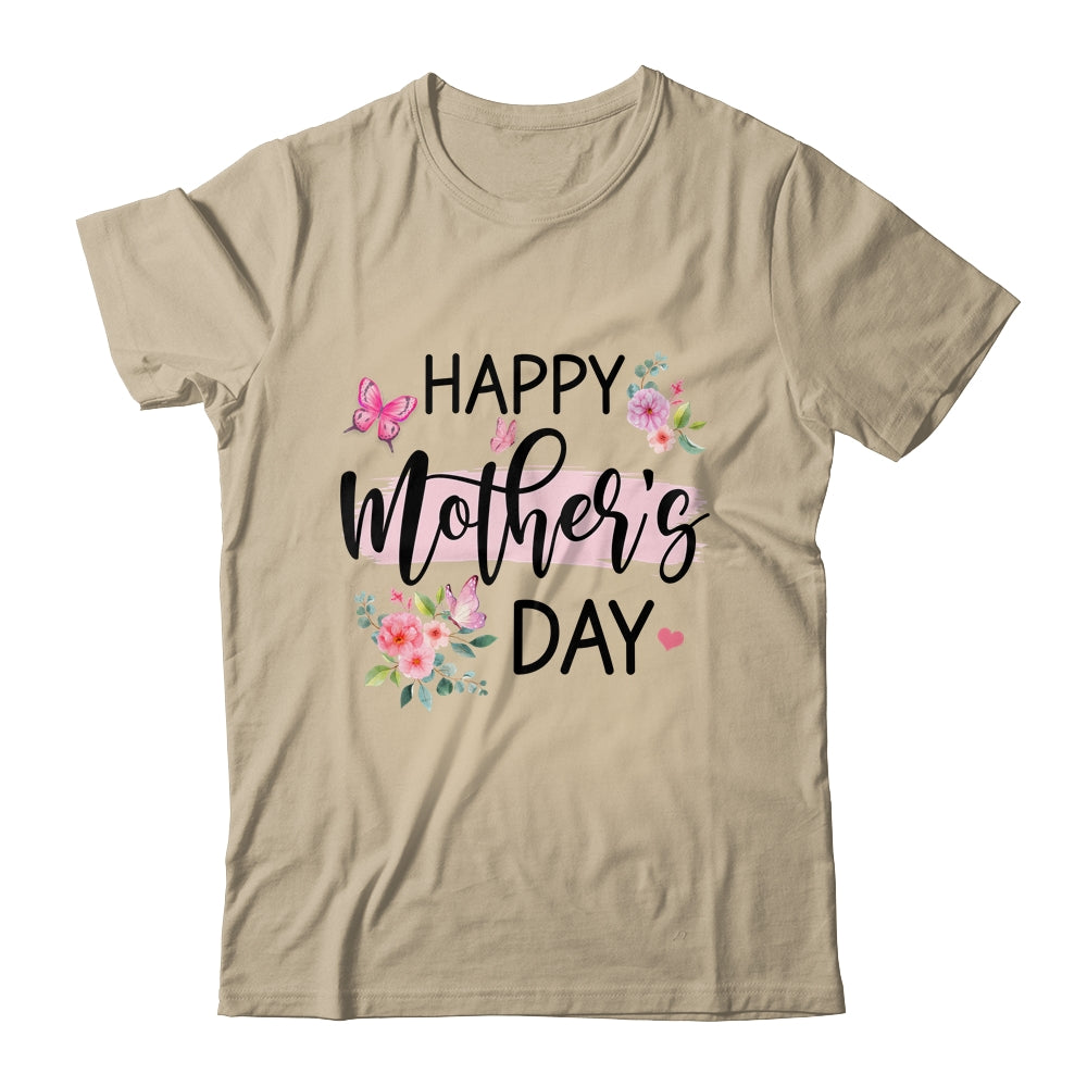Happy Mother's Day Funny Cute Floral Flower For Mom Grandma Shirt & Tank Top | siriusteestore