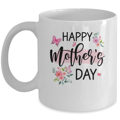 Happy Mother's Day Funny Cute Floral Flower For Mom Grandma Mug | siriusteestore