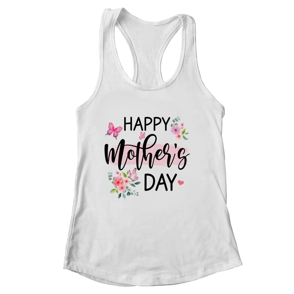 Happy Mother's Day Funny Cute Floral Flower For Mom Grandma Shirt & Tank Top | siriusteestore