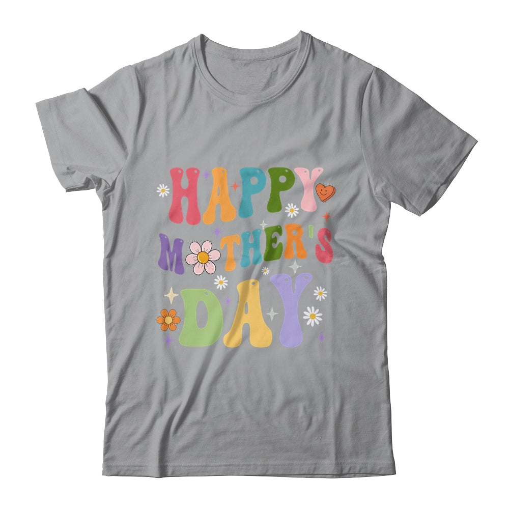 Happy Mothers Day For Women Mom Grandma Love Groovy Shirt & Hoodie | siriusteestore