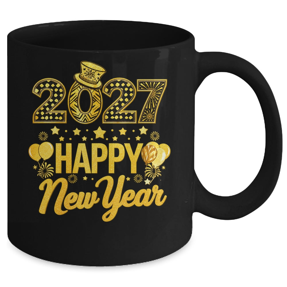 Happy New Year Party 2026 Ballon Family Matching Men Women Mug | siriusteestore