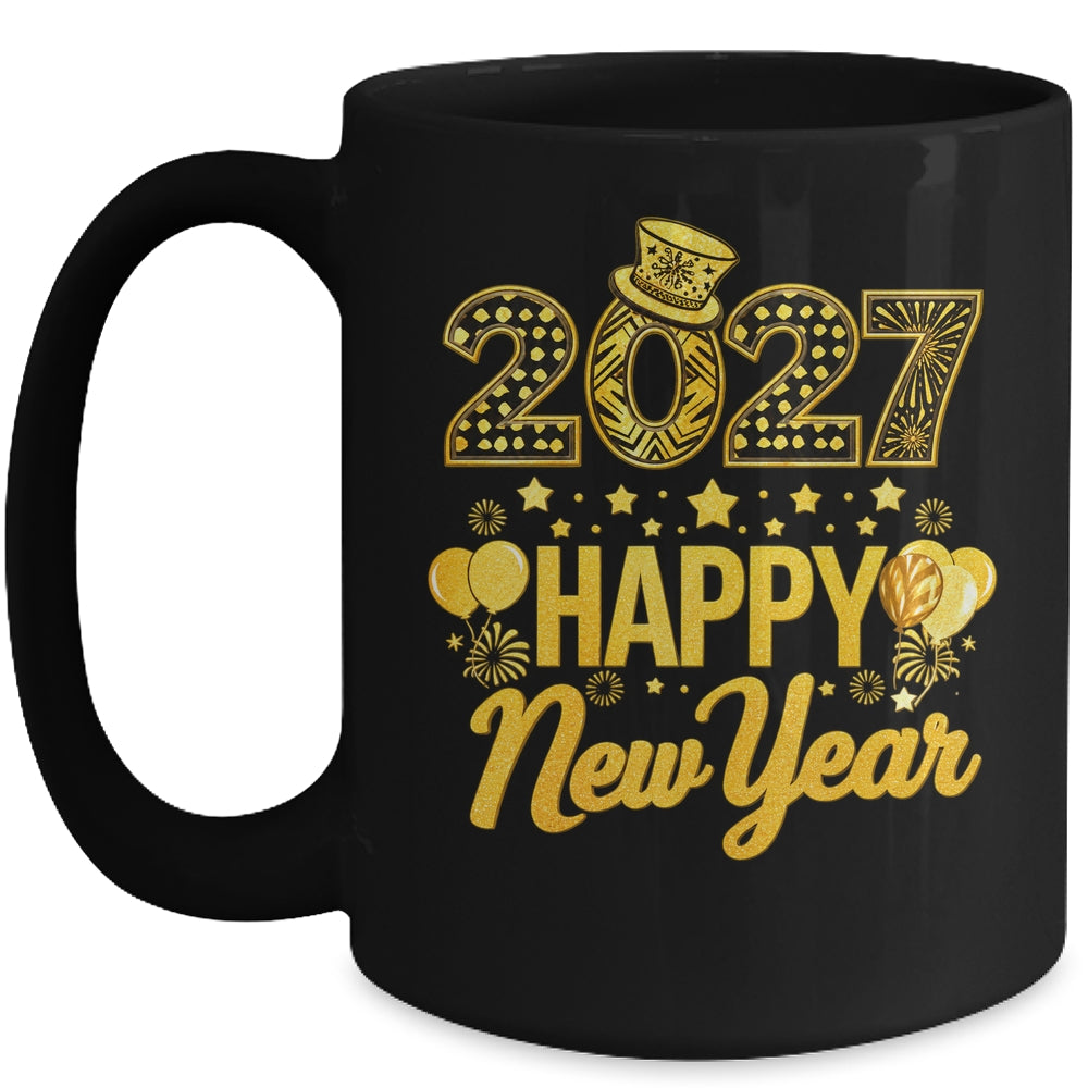 Happy New Year Party 2026 Ballon Family Matching Men Women Mug | siriusteestore