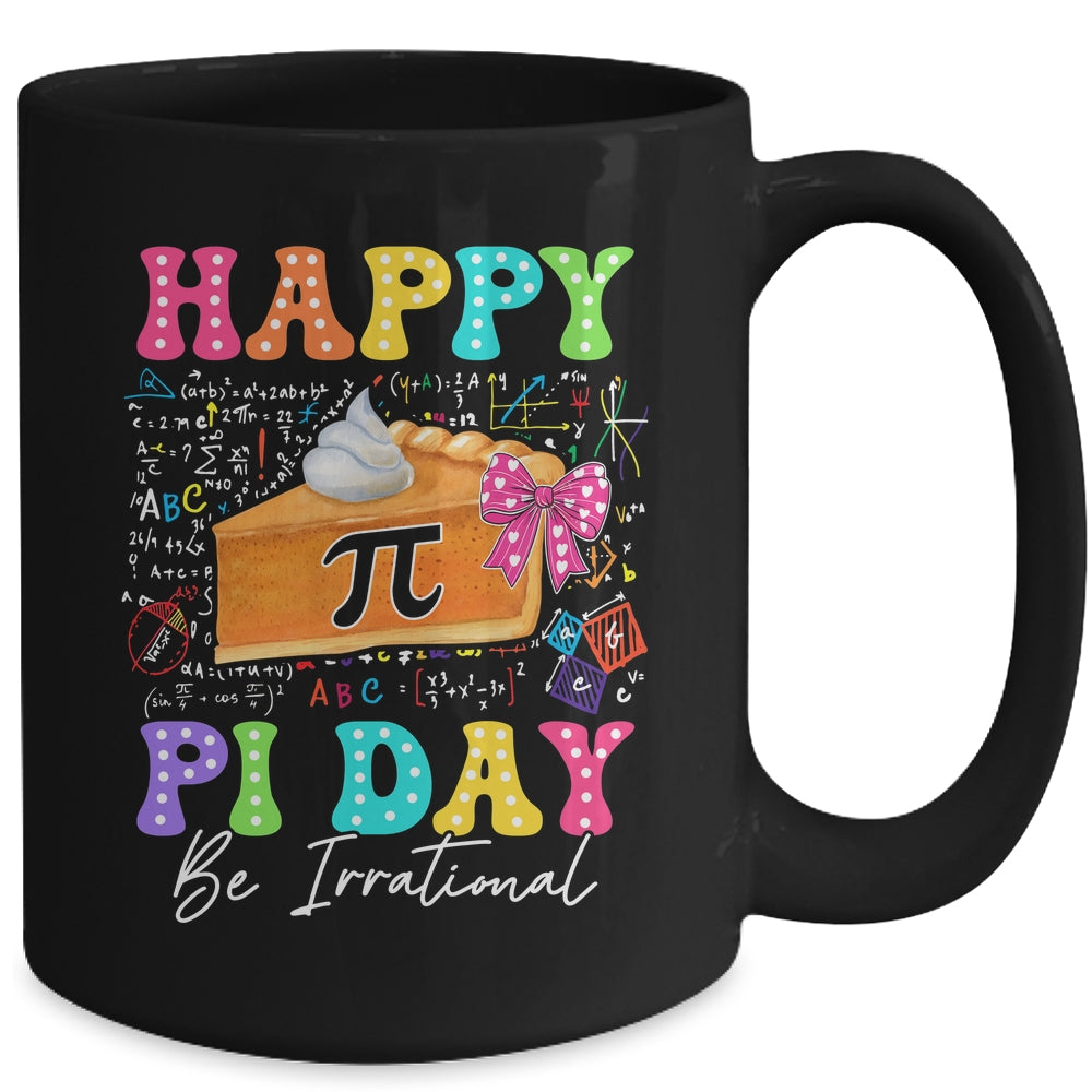 Happy Pi Day Funny Math Coach Teacher Pi Day Coquette Bow Mug | siriusteestore