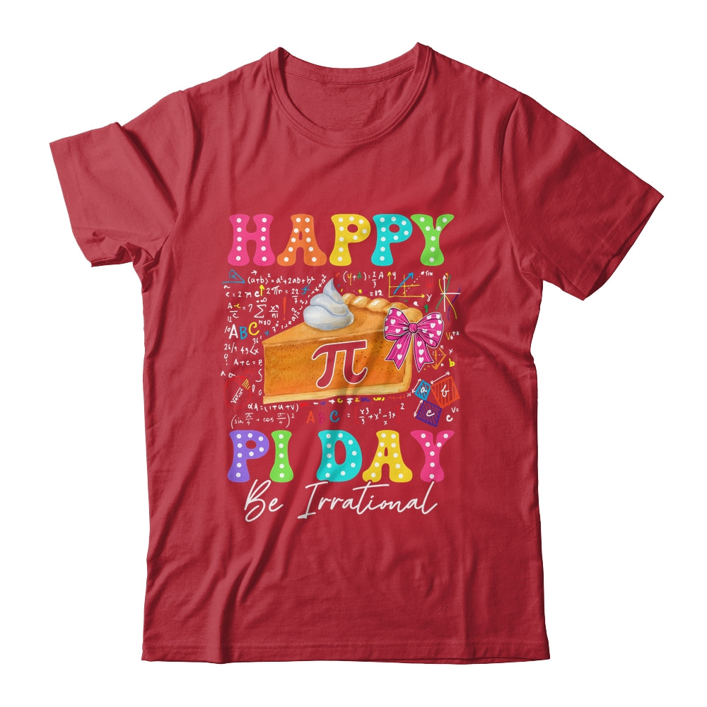 Happy Pi Day Funny Math Coach Teacher Pi Day Coquette Bow Shirt & Hoodie | siriusteestore