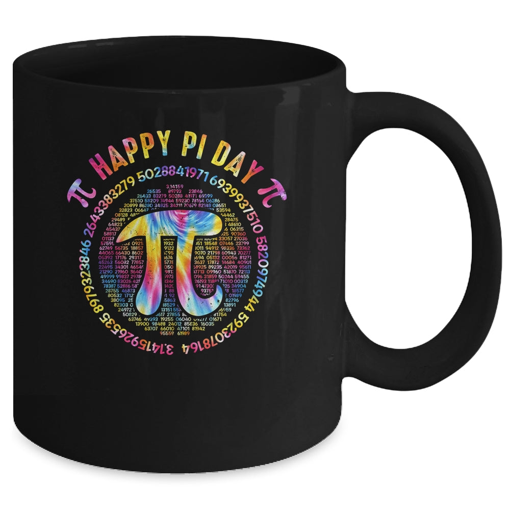 Happy Pi Day Mathematic Teacher Pi 314 Tie Dye Mug | siriusteestore