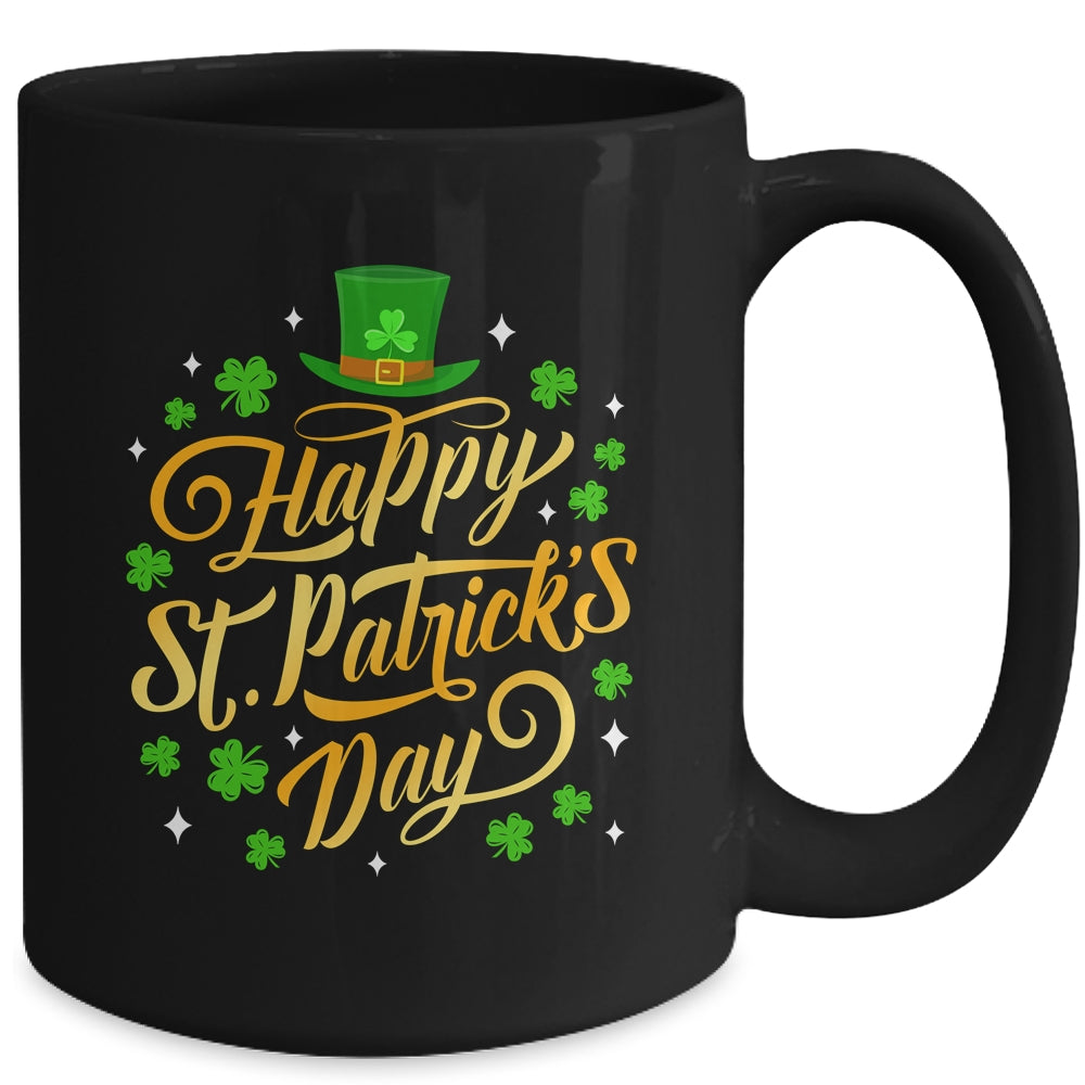 Happy St Patrick's Day Irish Shamrock Family Lucky Day Mug | siriusteestore