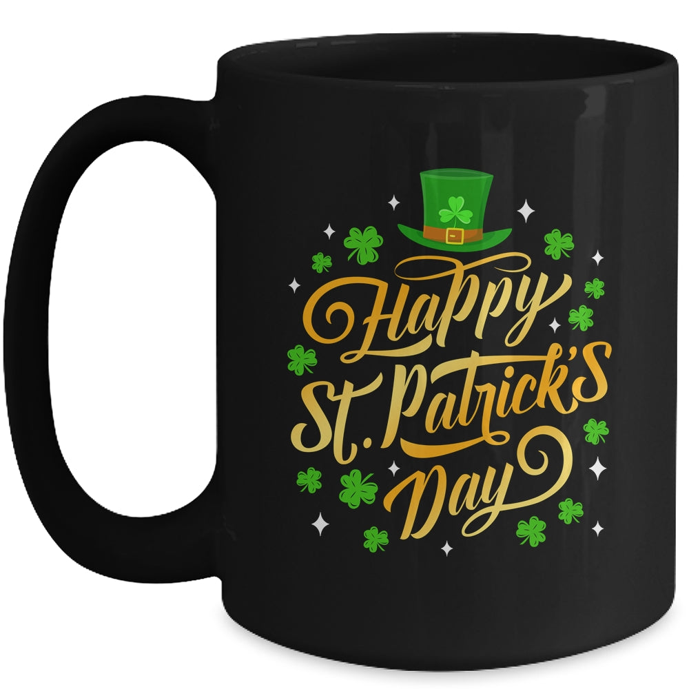 Happy St Patrick's Day Irish Shamrock Family Lucky Day Mug | siriusteestore