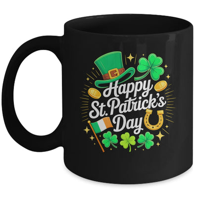 Happy St Patricks Day Shamrock Irish Men Women Kids Mug | siriusteestore