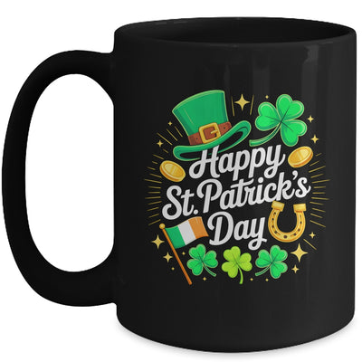 Happy St Patricks Day Shamrock Irish Men Women Kids Mug | siriusteestore