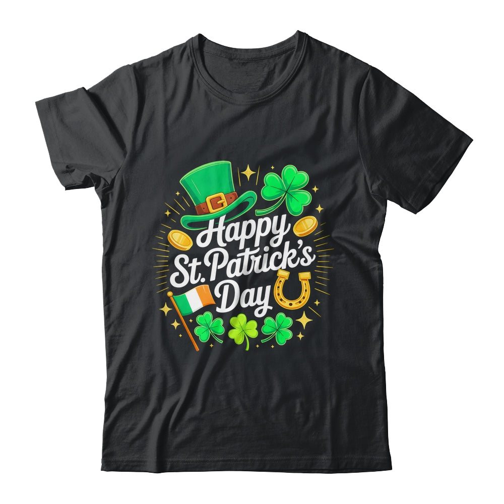 Happy St Patricks Day Shamrock Irish Men Women Kids Shirt & Hoodie | siriusteestore