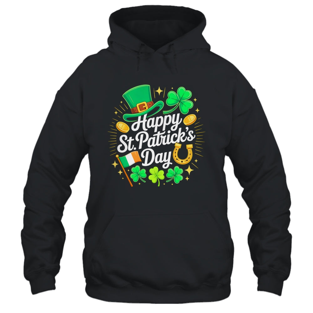 Happy St Patricks Day Shamrock Irish Men Women Kids Shirt & Hoodie | siriusteestore