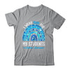 Happy Teacher I Wear Blue For My Students Autism Awarenes Shirt & Tank Top | siriusteestore
