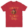 Happy Turkey Day 2023 Autumn Fall Thanksgiving Family Kids Youth Shirt | siriusteestore
