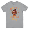 Happy Turkey Day 2023 Autumn Fall Thanksgiving Family Kids Youth Shirt | siriusteestore