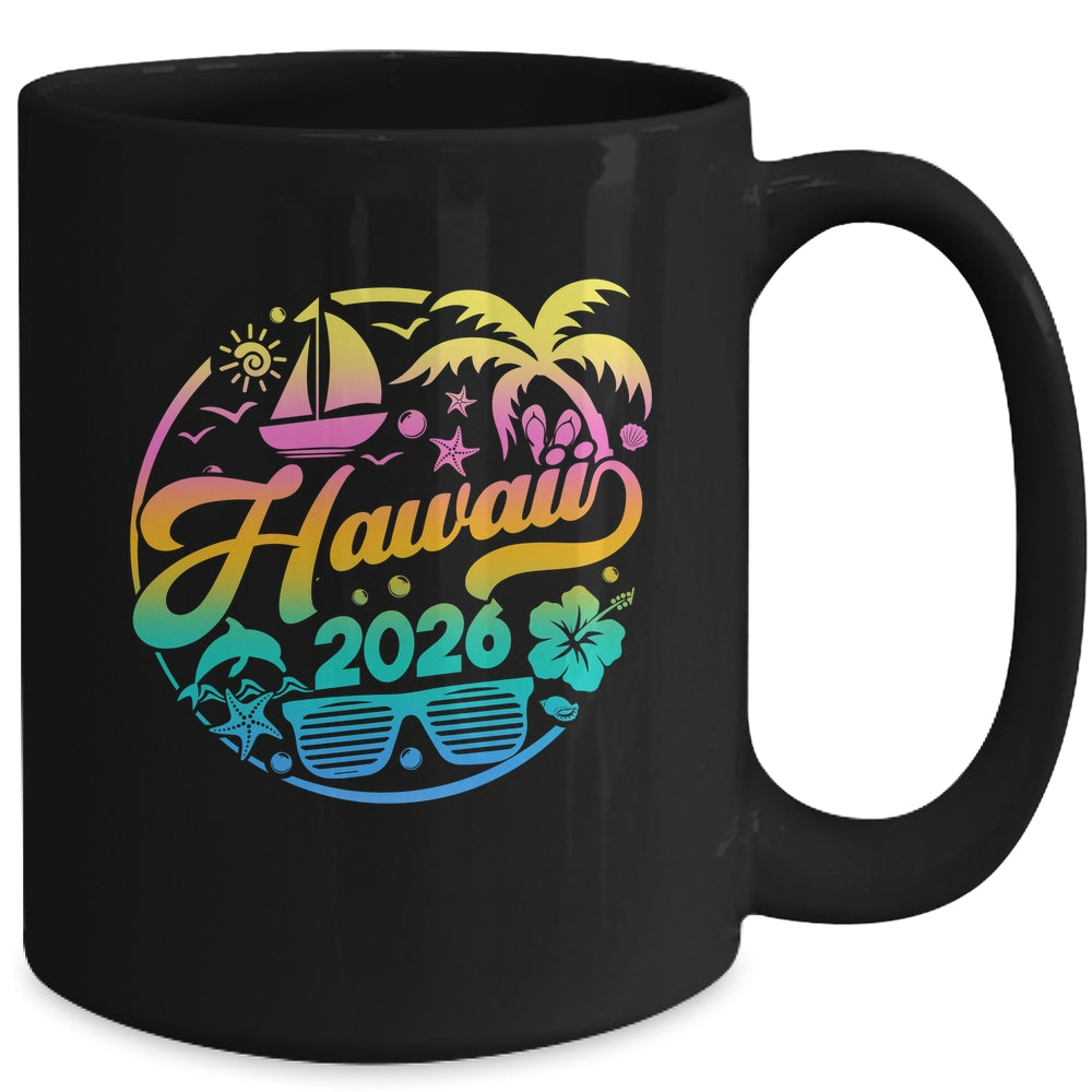 Hawaii 2026 Family Vacation Beach Matching Group Mug | siriusteestore