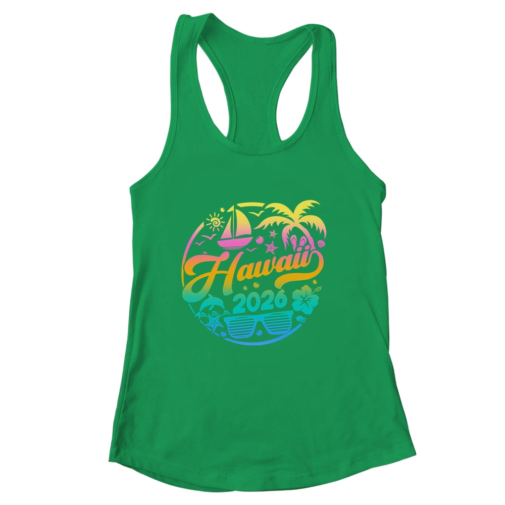 Hawaii 2026 Family Vacation Beach Matching Group Shirt & Tank Top | siriusteestore
