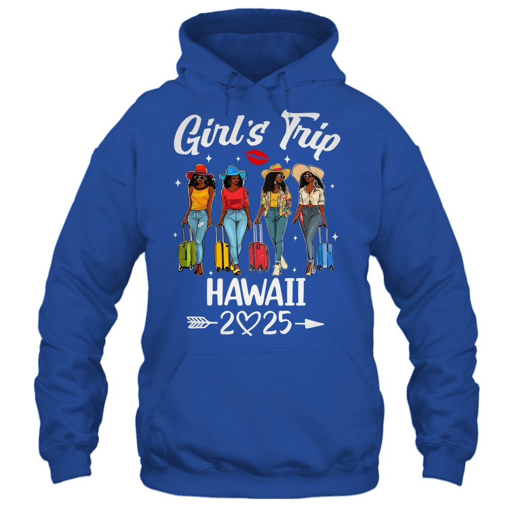Hawaii Girls Trip 2025 Birthday Squad Women Vacation Shirt & Tank Top | siriusteestore