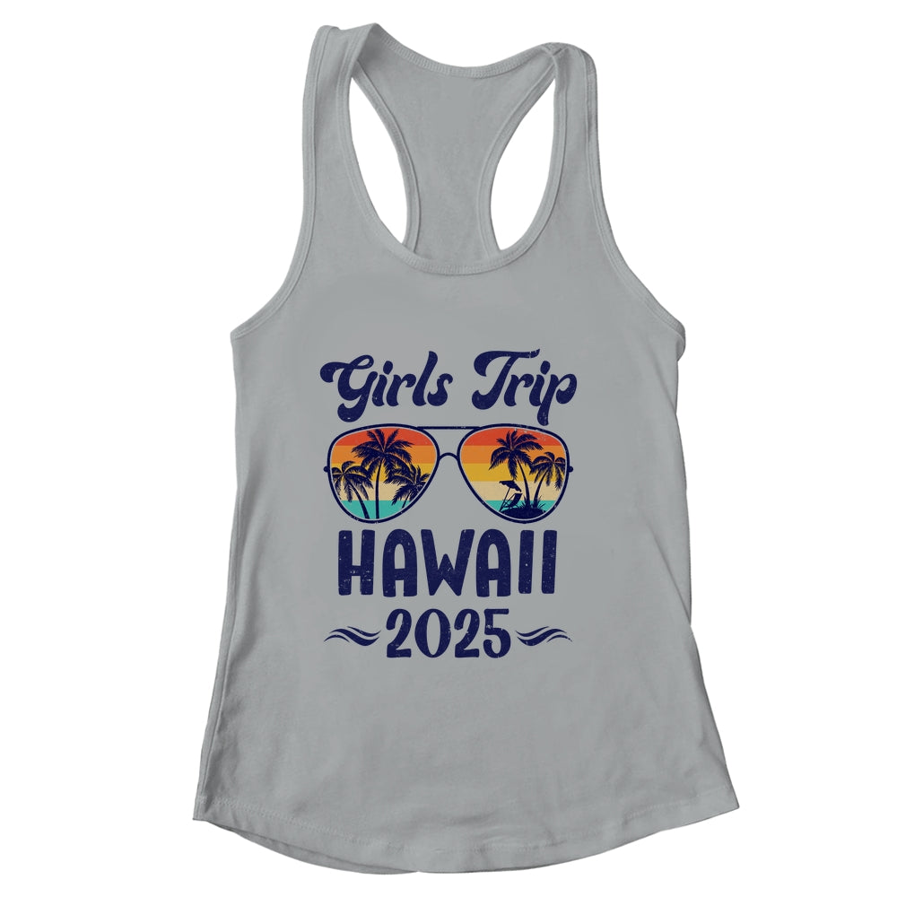 Hawaii Girls Trip Beach Vacation 2025 Matching Group Shirt & Tank Top | siriusteestore