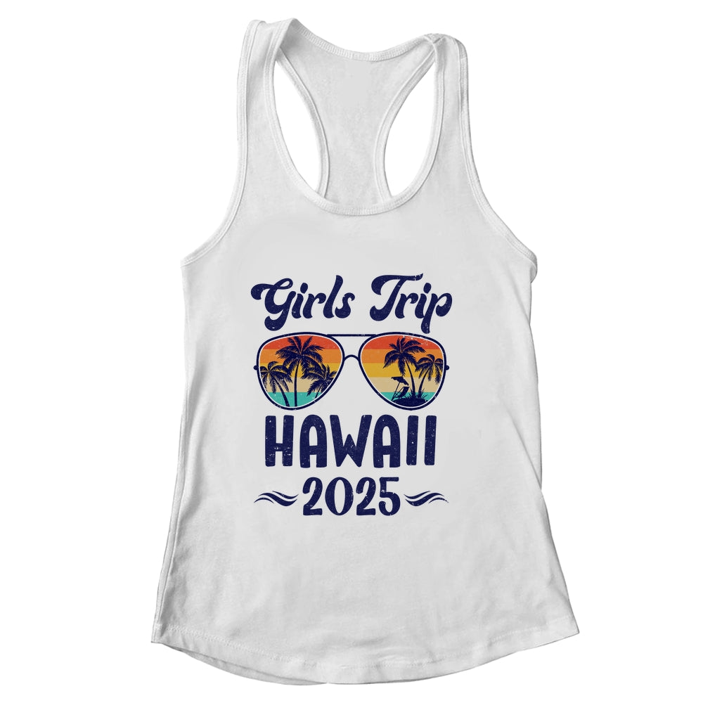Hawaii Girls Trip Beach Vacation 2025 Matching Group Shirt & Tank Top | siriusteestore