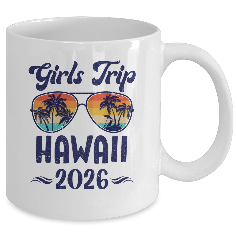 Hawaii Girls Trip Beach Vacation 2026 Matching Group Mug | siriusteestore
