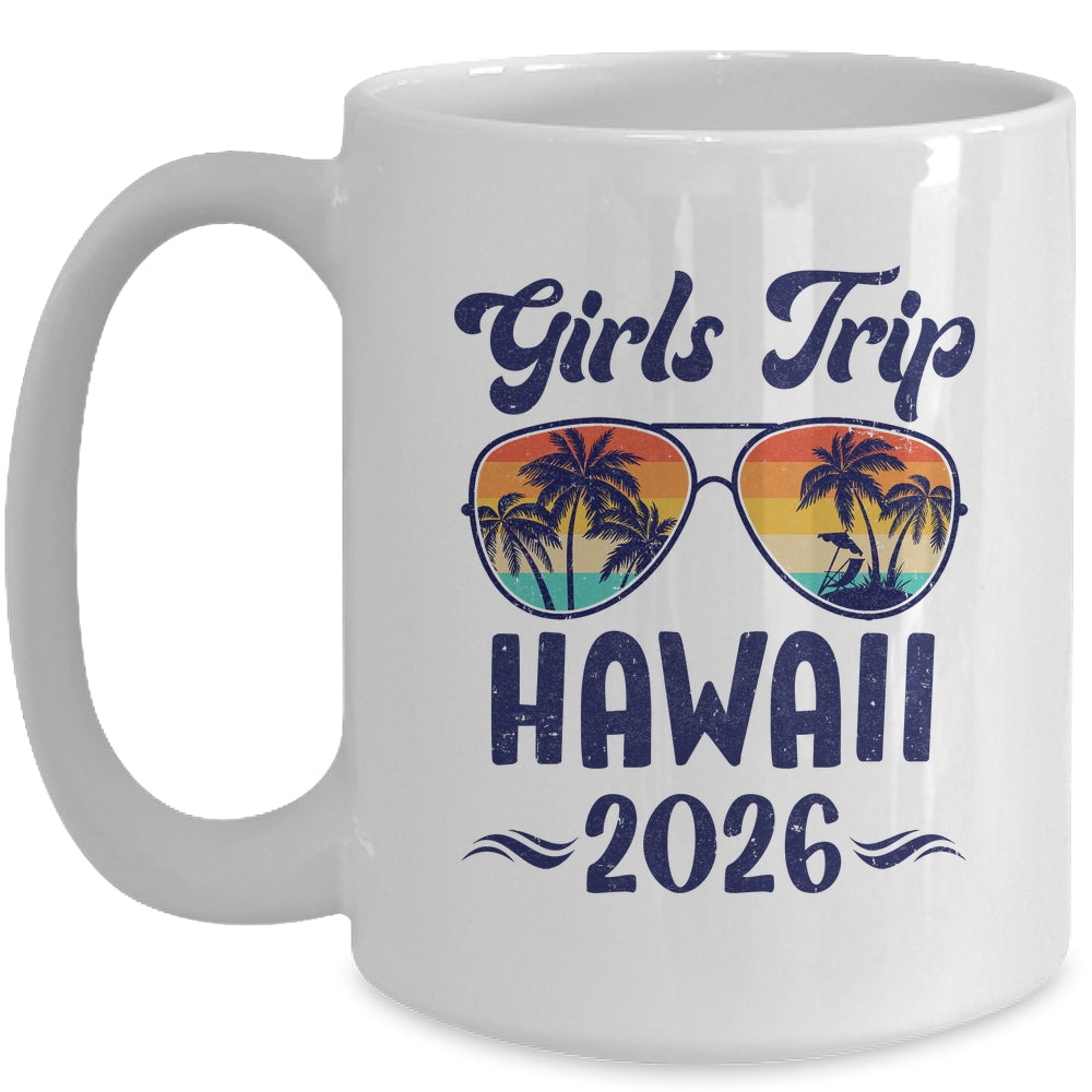 Hawaii Girls Trip Beach Vacation 2026 Matching Group Mug | siriusteestore