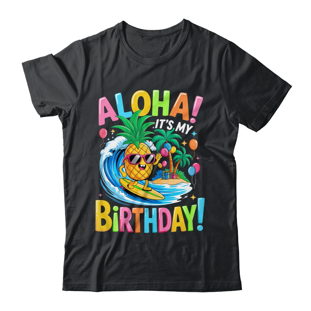 Hawaii It's My Birthday Party Aloha Hawaii Hawaiian Floral Shirt & Tank Top | siriusteestore
