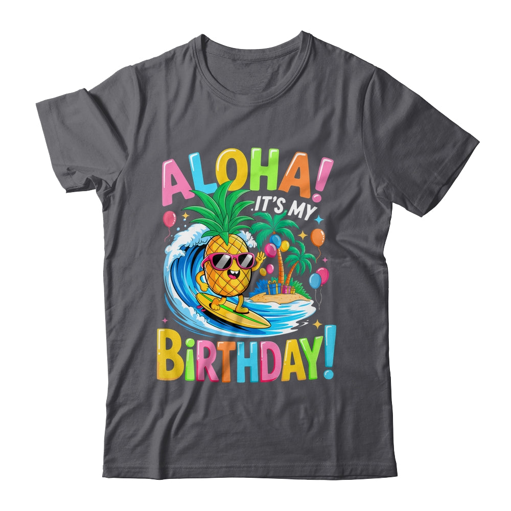 Hawaii It's My Birthday Party Aloha Hawaii Hawaiian Floral Shirt & Tank Top | siriusteestore