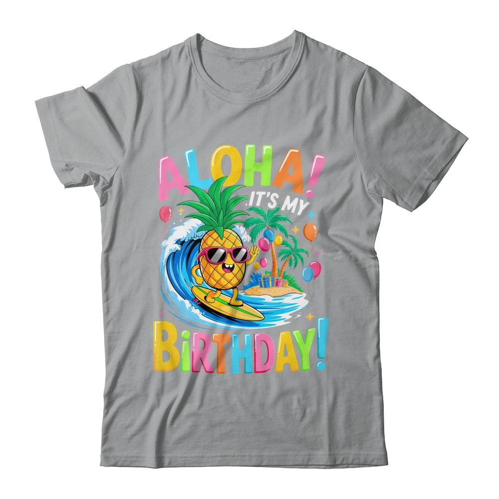 Hawaii It's My Birthday Party Aloha Hawaii Hawaiian Floral Shirt & Tank Top | siriusteestore