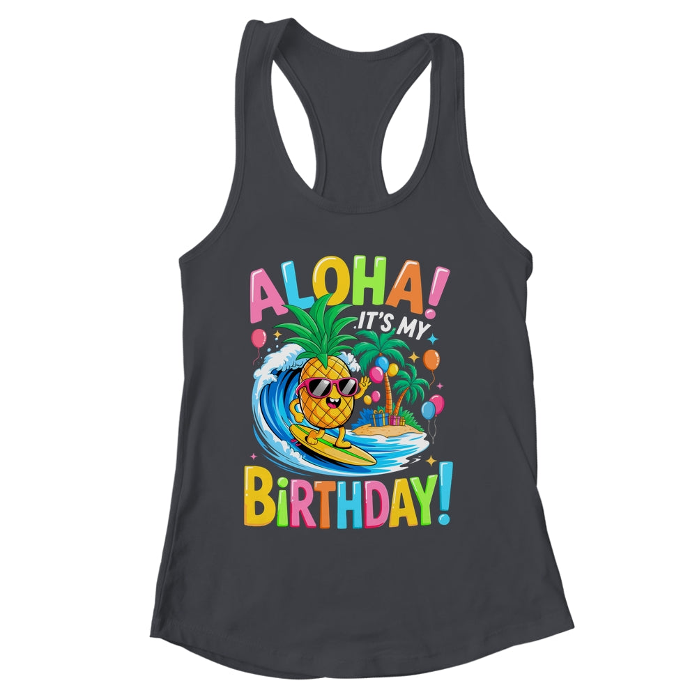 Hawaii It's My Birthday Party Aloha Hawaii Hawaiian Floral Shirt & Tank Top | siriusteestore