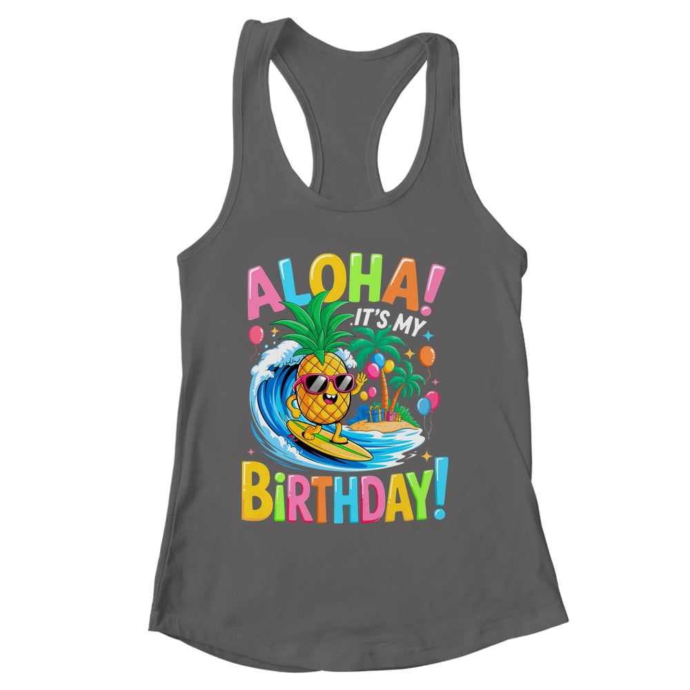 Hawaii It's My Birthday Party Aloha Hawaii Hawaiian Floral Shirt & Tank Top | siriusteestore