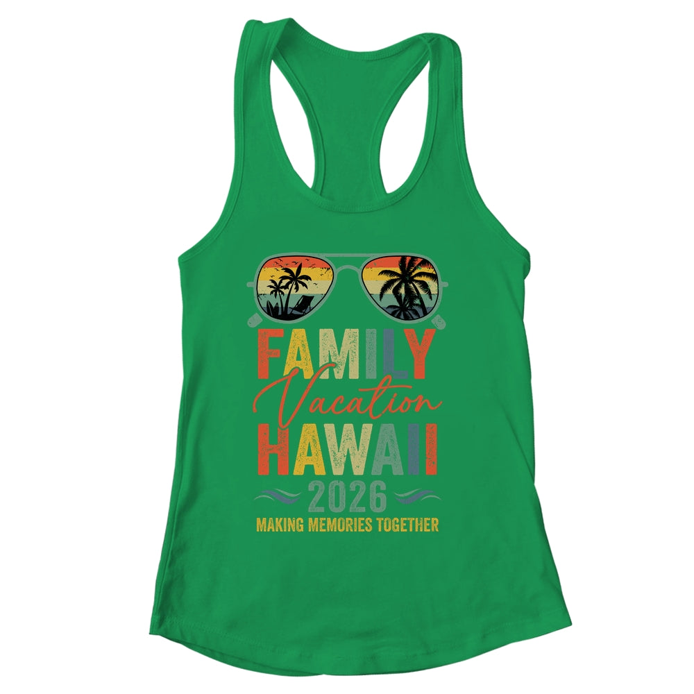 Hawaii Vacation 2026 Matching Family Group Summer Shirt & Tank Top | siriusteestore