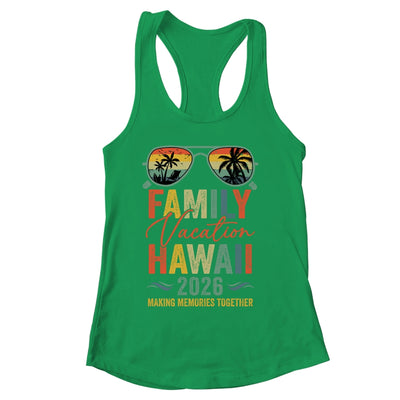 Hawaii Vacation 2026 Matching Family Group Summer Shirt & Tank Top | siriusteestore