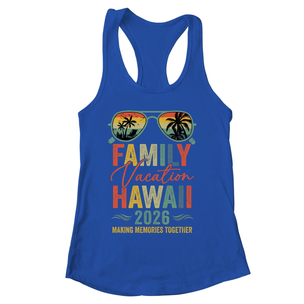 Hawaii Vacation 2026 Matching Family Group Summer Shirt & Tank Top | siriusteestore