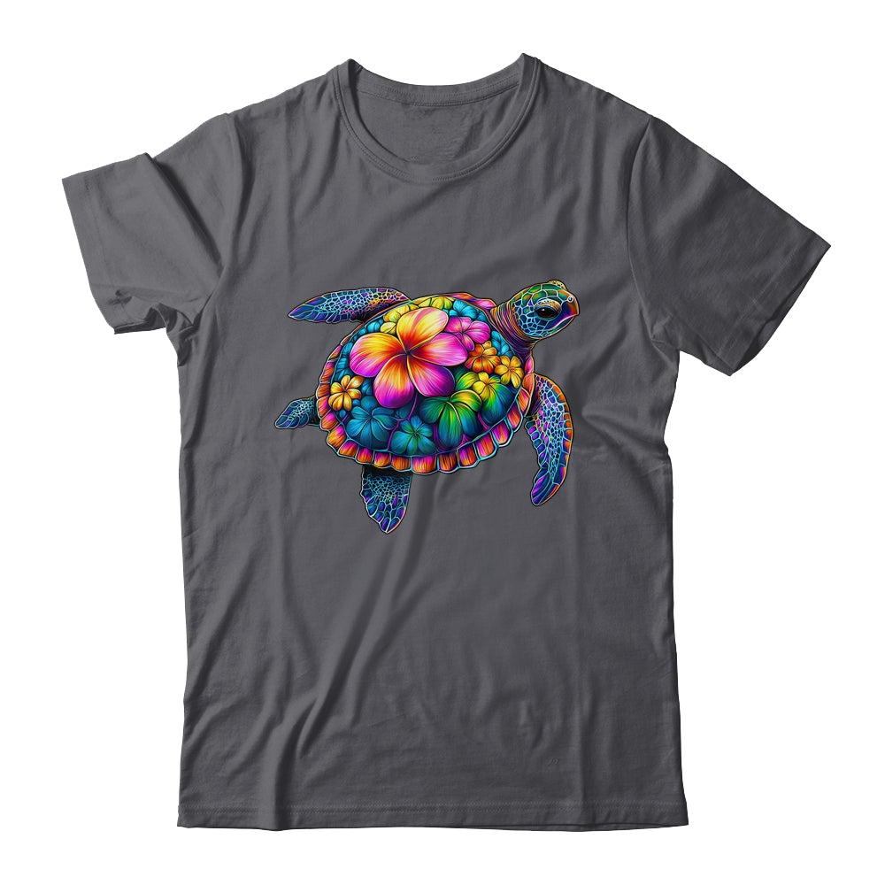 Hawaiian Sea Turtle Tie Dye Hawaii Colorful Beach Summer Shirt & Tank Top | siriusteestore