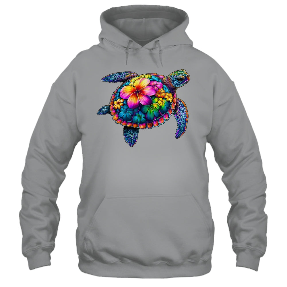 Hawaiian Sea Turtle Tie Dye Hawaii Colorful Beach Summer Shirt & Tank Top | siriusteestore