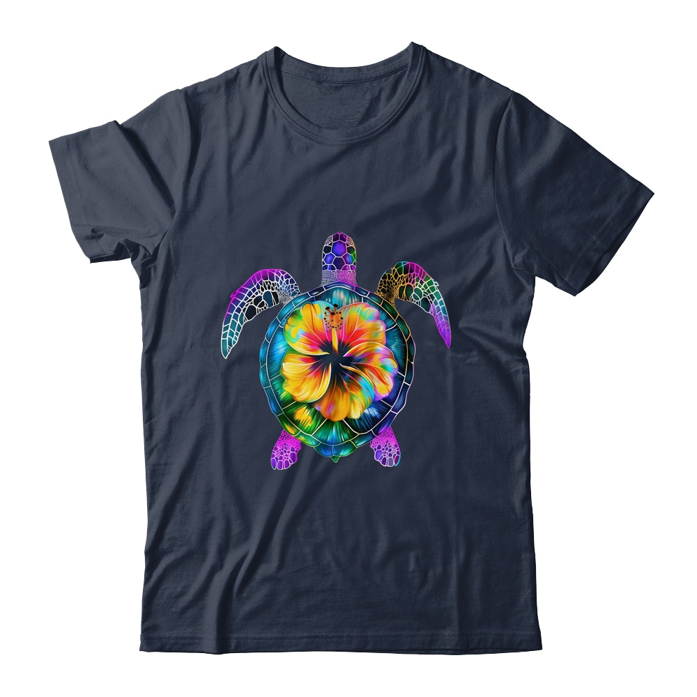 Hawaiian Tie Dye Sea Turtle Cute Hawaii For Men And Women Shirt & Tank Top | siriusteestore