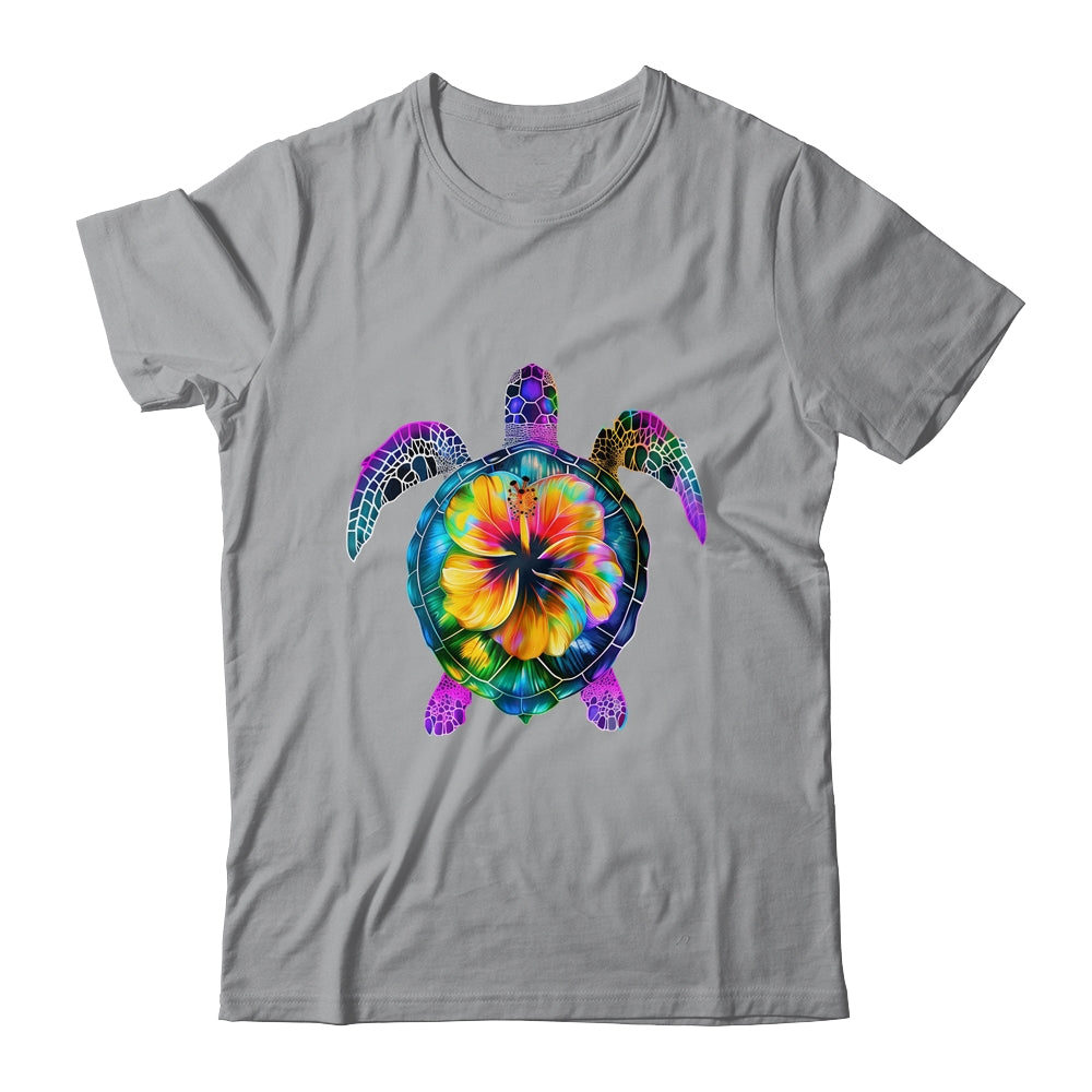 Hawaiian Tie Dye Sea Turtle Cute Hawaii For Men And Women Shirt & Tank Top | siriusteestore