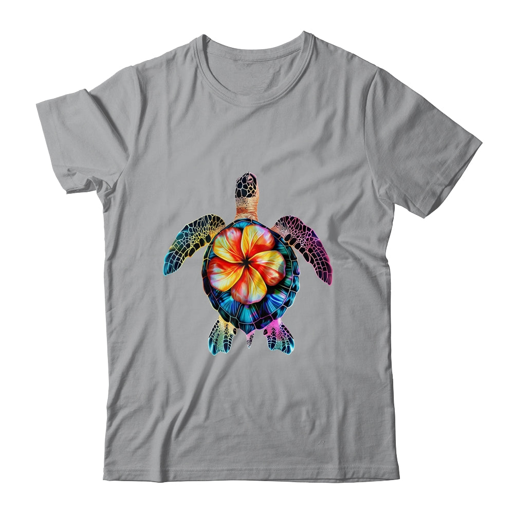 Hawaiian Tie Dye Sea Turtle Hawaii For Men And Women Girl Shirt & Tank Top | siriusteestore